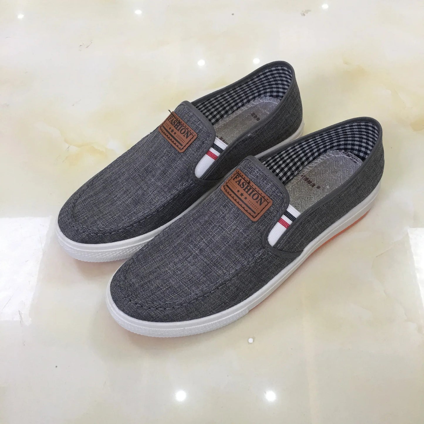 Chaussures décontractées sans lacet toile mocassins du 39 au 44 MAEJORKEN