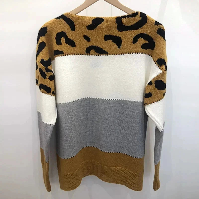Pull léopard du S au 3XL MAEJORKEN