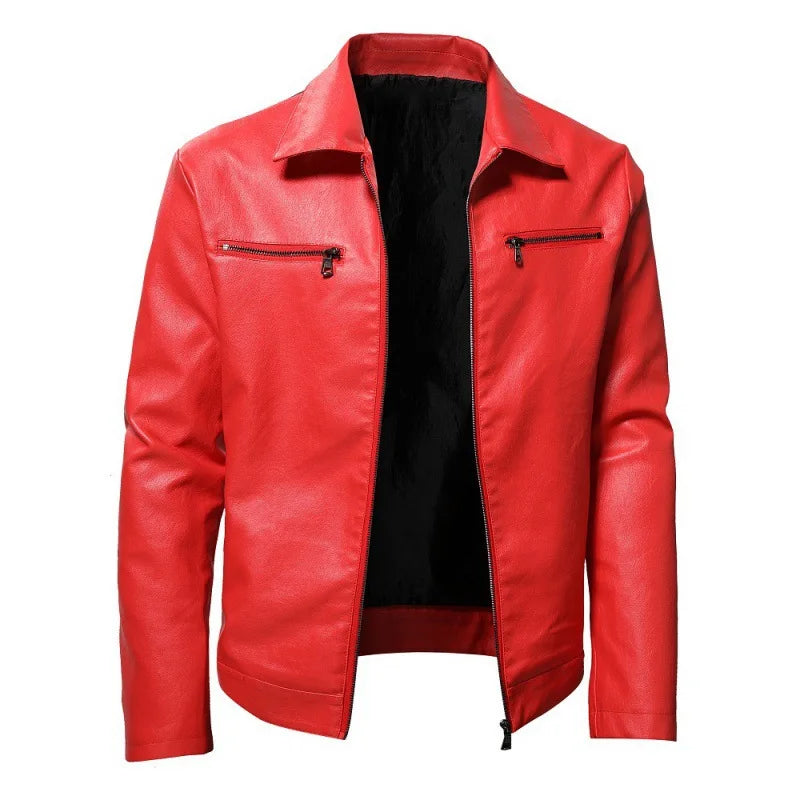 Veste en simili cuir MAEJORKEN