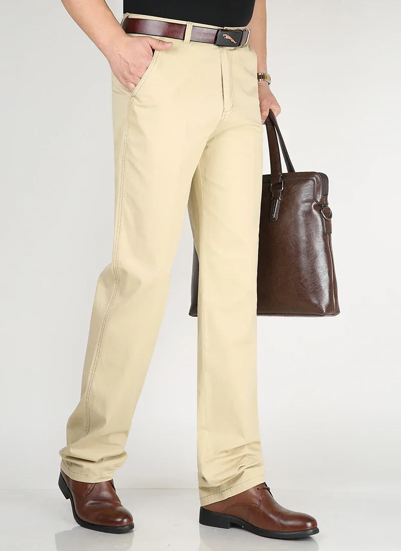 Pantalon Décontracté en Coton Fin MAEJORKEN