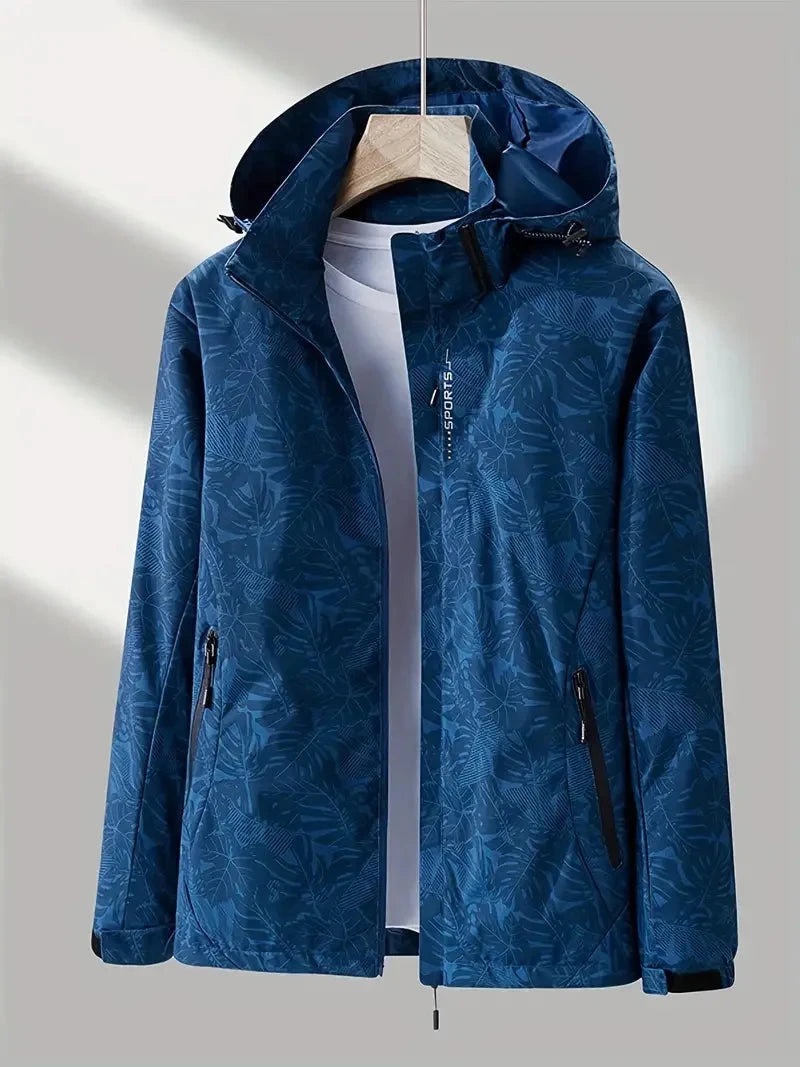 Veste coupe-vent imperméable décontractée pour hommes grande taille du M au 5XL MAEJORKEN