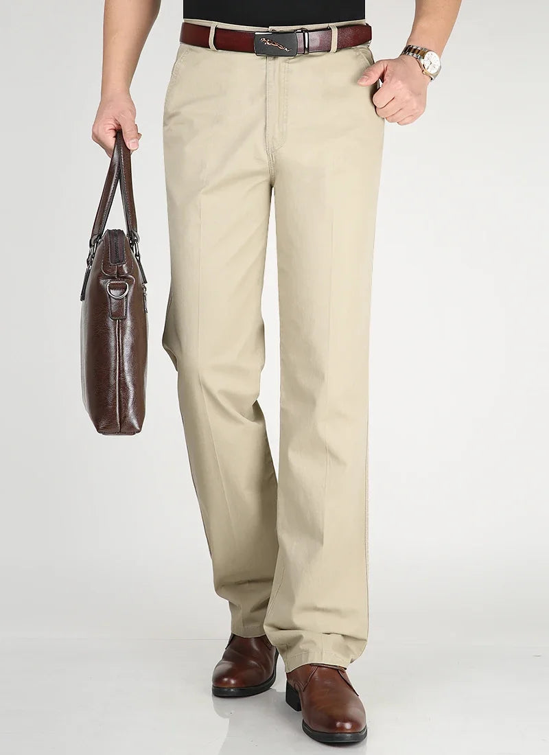 Pantalon Décontracté en Coton Fin MAEJORKEN