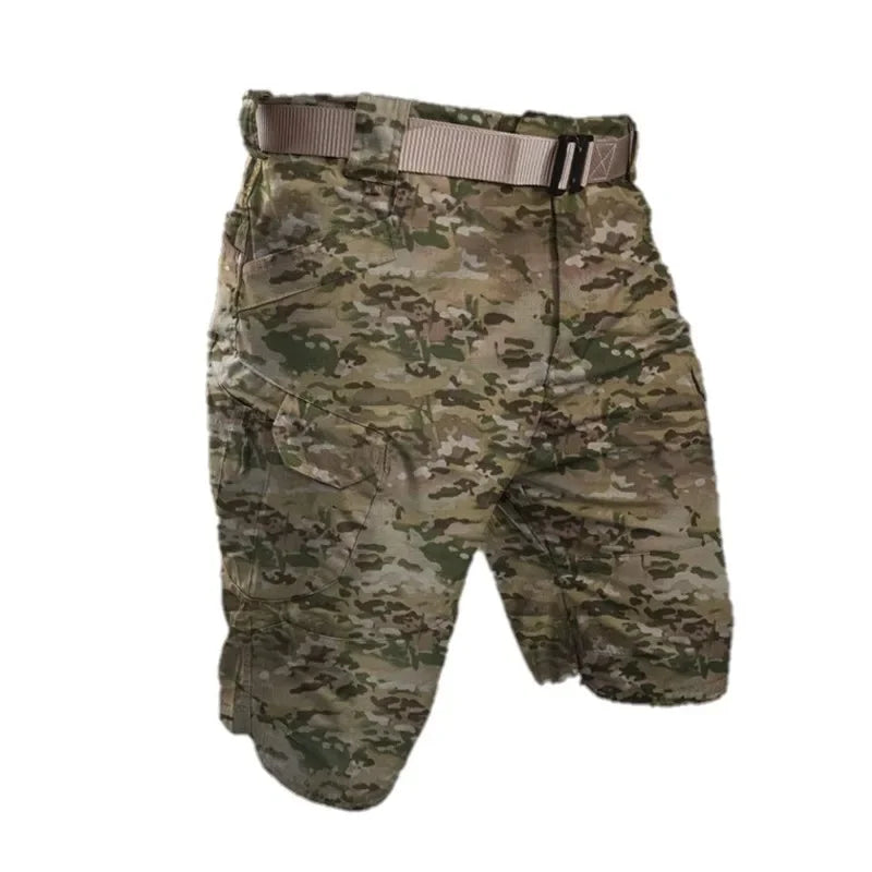 Short cargo imperméable à séchage rapide pour homme, pantalon multi-poches MAEJORKEN