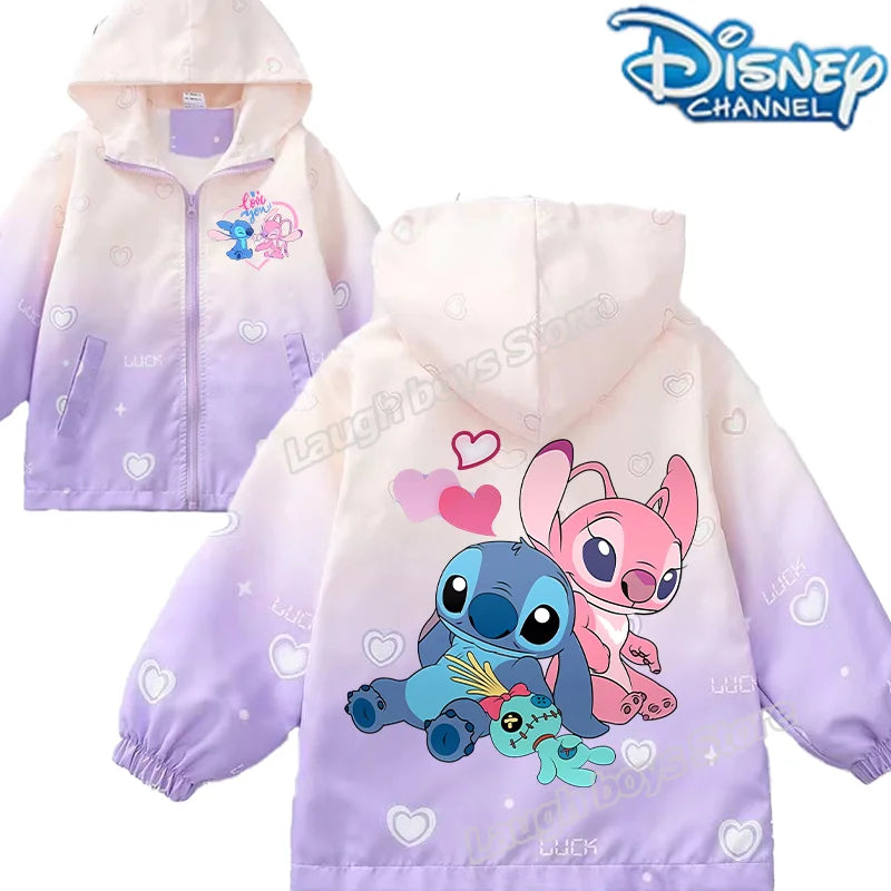 Stitch Disney enfants vestes pour filles mignon imprimé l