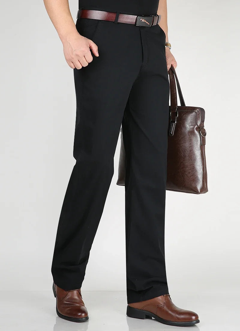 Pantalon Décontracté en Coton Fin MAEJORKEN