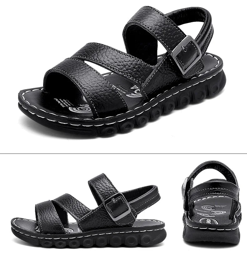 Sandales d'été en cuir PU pour enfants du 26 au 39