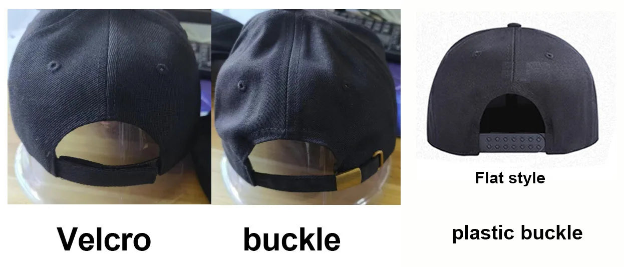 Casquettes de baseball avec logo personnalisé 100% coton