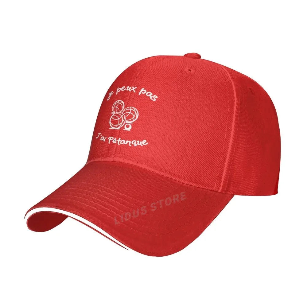 Casquette unisexe pétanque