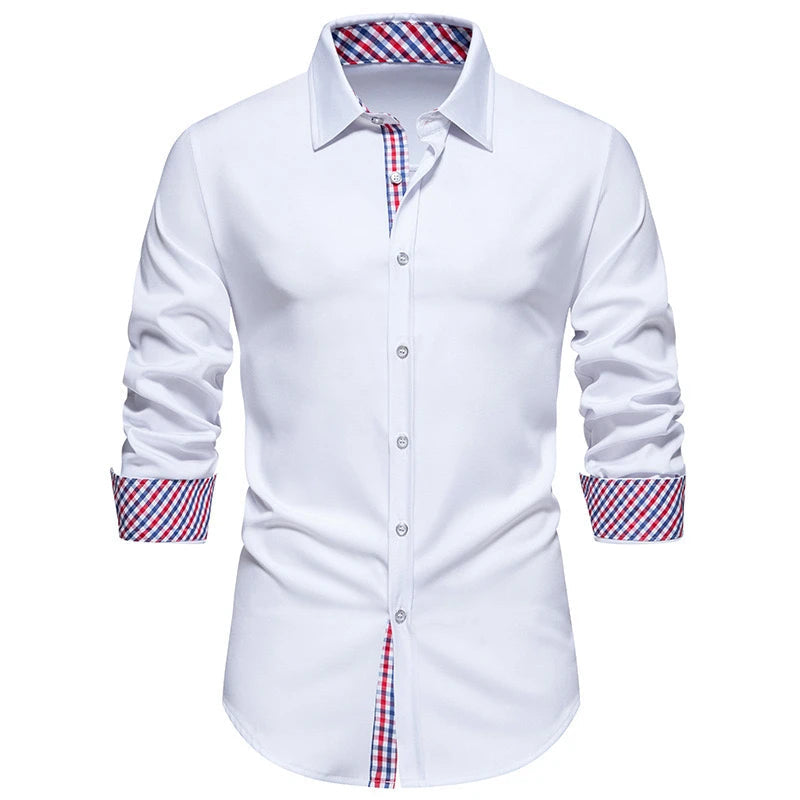 Chemise avec motif imprimé hommes du XS au 6XL MAEJORKEN