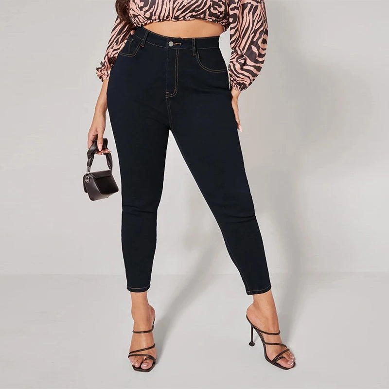 Jeans taille haute