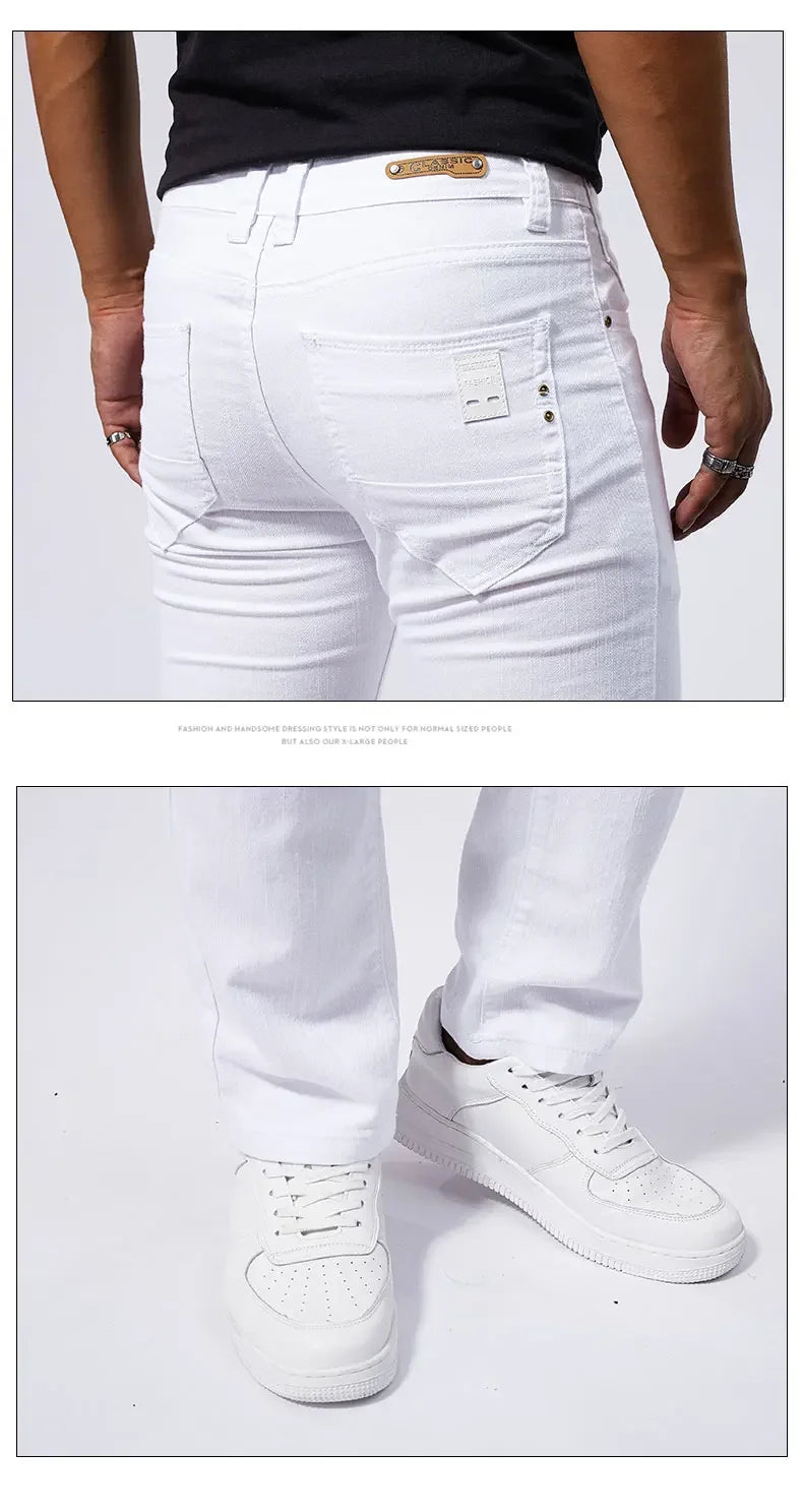 Jeans décontractés blancs MAEJORKEN