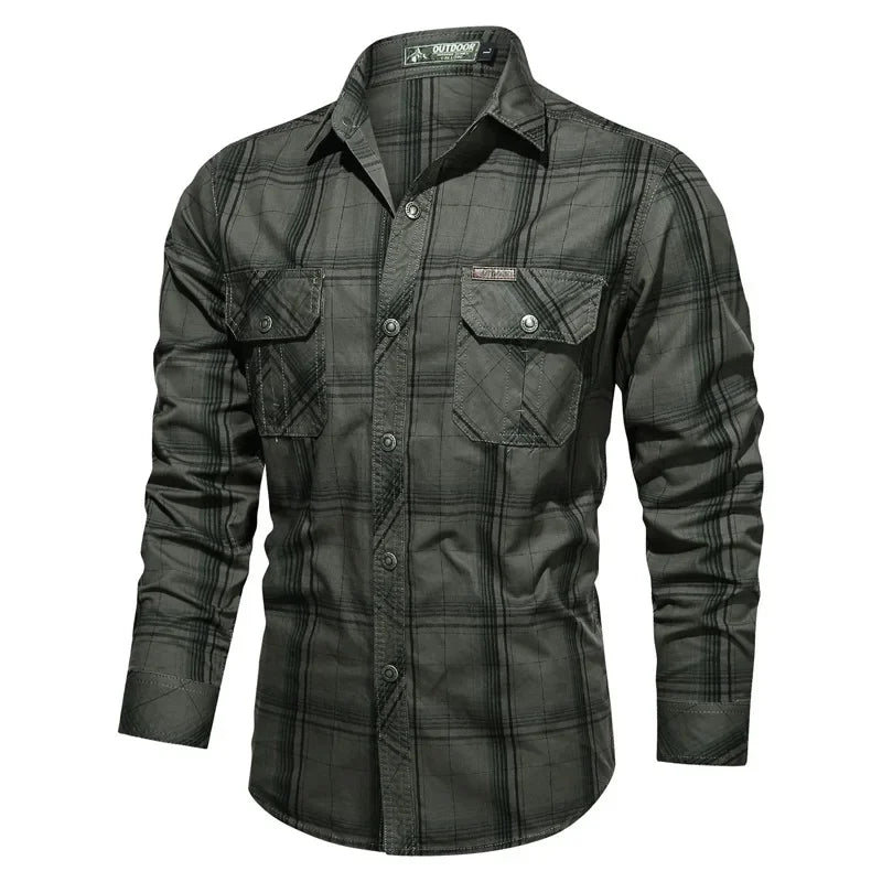 Chemise à carreaux hommes du M au 5XL