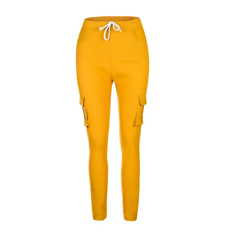 Pantalon jogging femmes taille haute