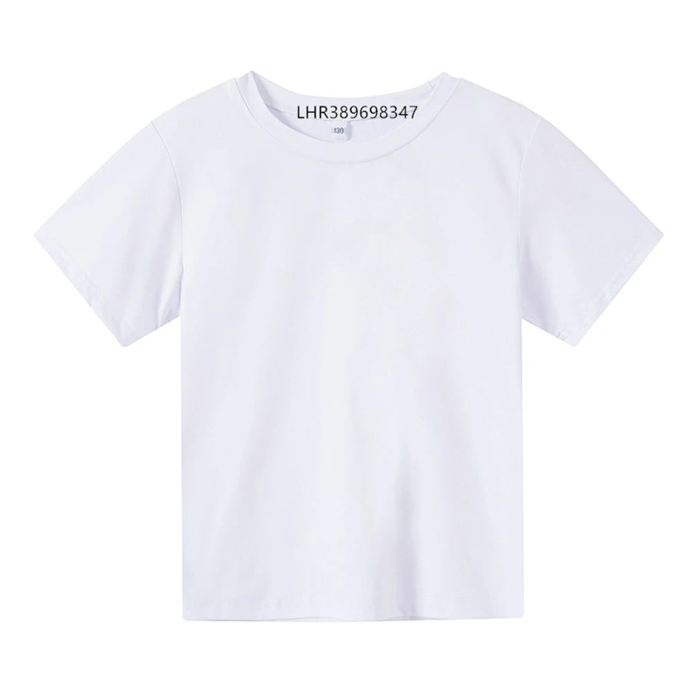 T-shirt d'été garçons/filles col rond haut à manches courtes MAEJORKEN