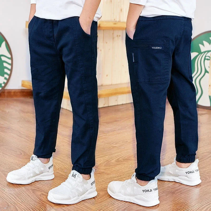 Pantalons garçons en coton décontracté du 3 au 13 ans MAEJORKEN
