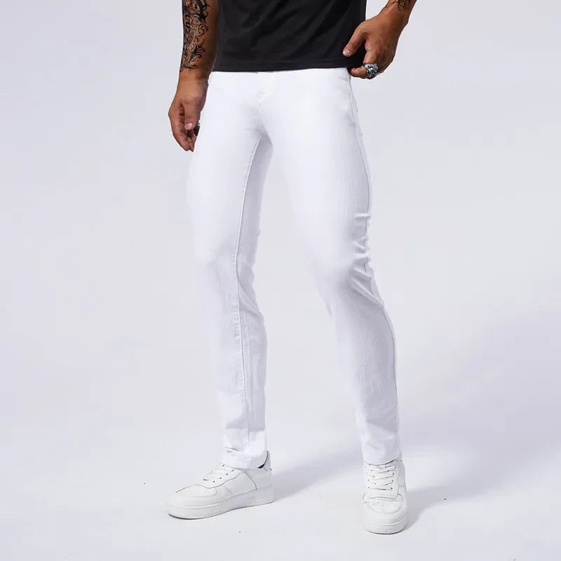 Jeans décontractés blancs MAEJORKEN
