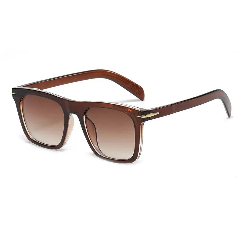Lunettes de soleil carrées Vintage pour hommes, Anti- lumière bleue MAEJORKEN