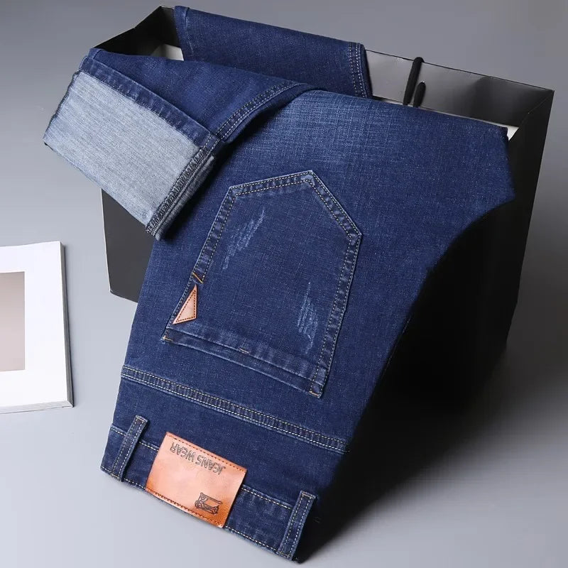 Jean droit en Denim élastique MAEJORKEN