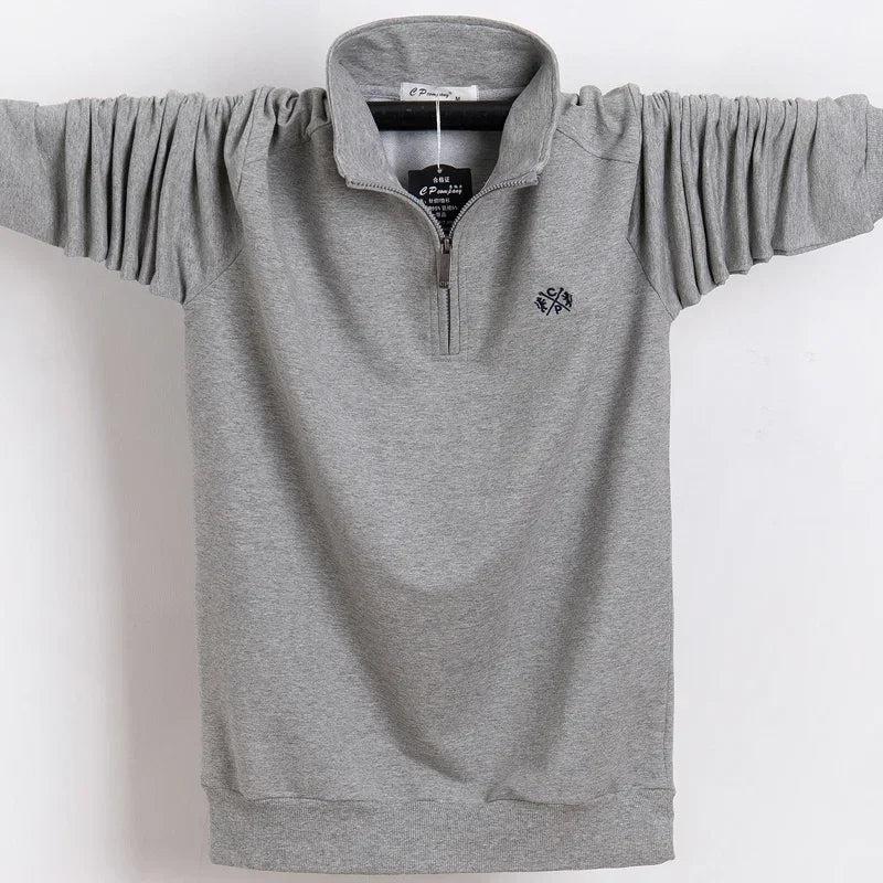 Sweat Long broderie conception coupe ajustée ample décontracté coton grande taille M-7XL MAEJORKEN