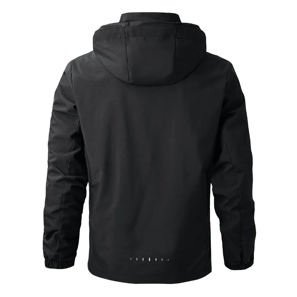 Veste de pluie imperméable légère à capuche grande taille du du 4XL au 5XL