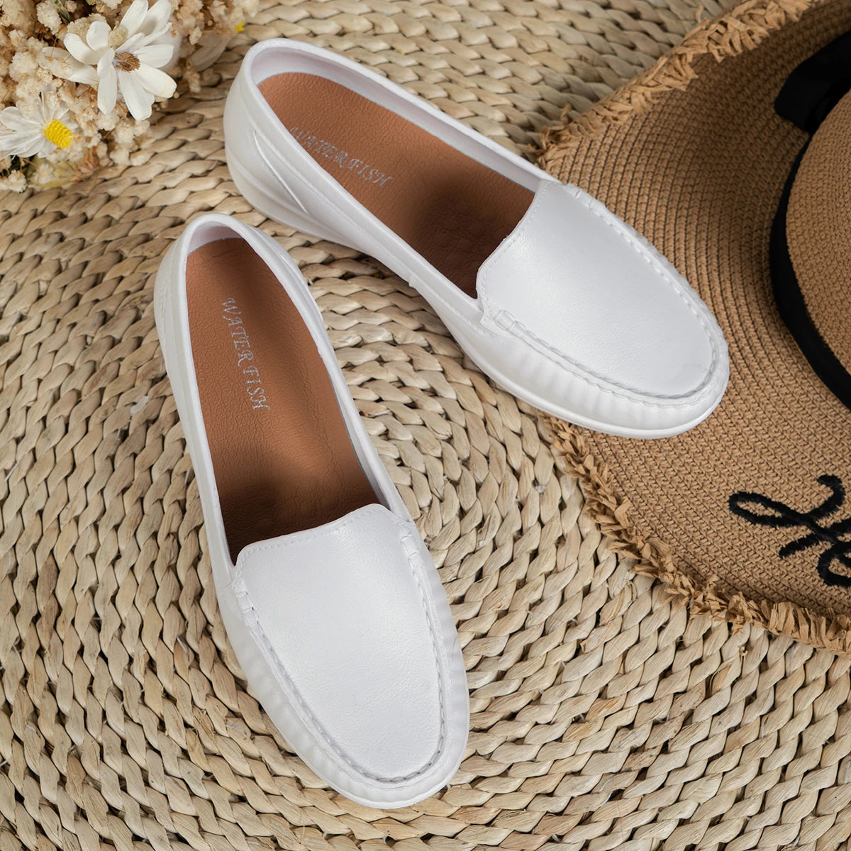 Chaussures confortables, semelle souple, respirantes, antidérapantes, talon plat du 36 au 40