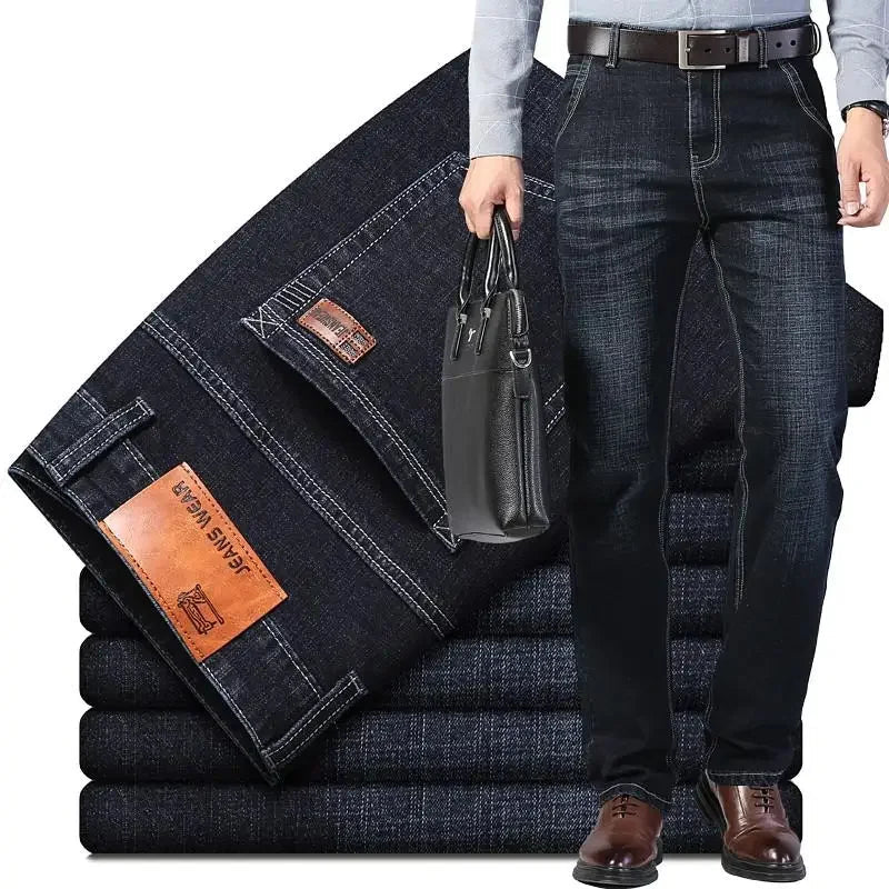 Jean droit en Denim élastique MAEJORKEN
