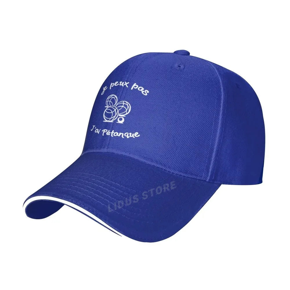 Casquette unisexe pétanque