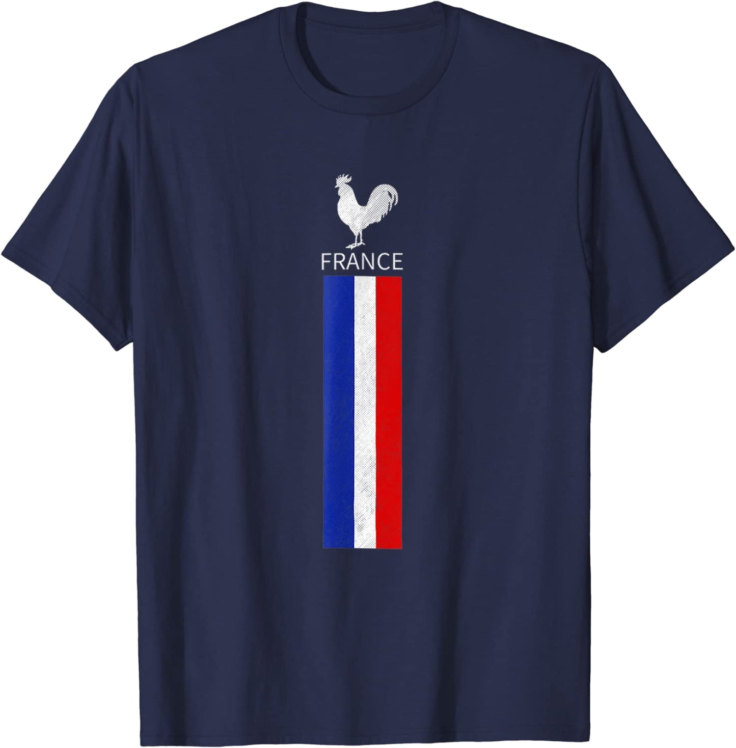 T-Shirt en Coton de l'Équipe de Football de France du S au 6XL MAEJORKEN