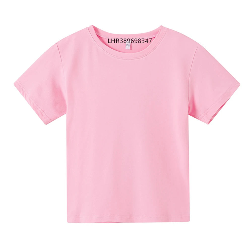 T-shirt d'été garçons/filles col rond haut à manches courtes MAEJORKEN