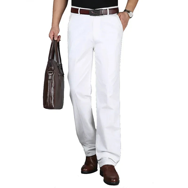 Pantalon Décontracté en Coton Fin MAEJORKEN