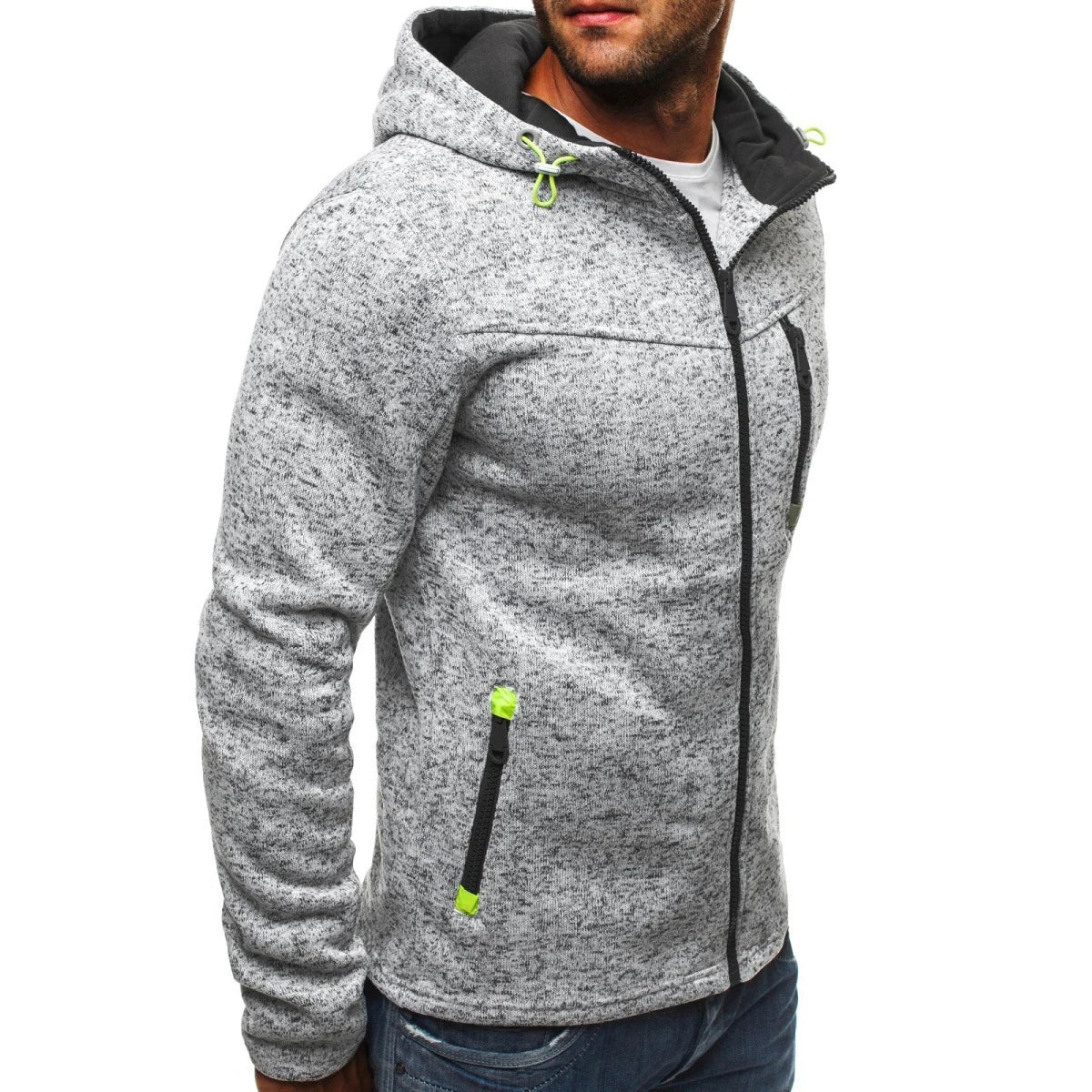 Veste à capuche avec pochette fermeture éclair 4XL MAEJORKEN
