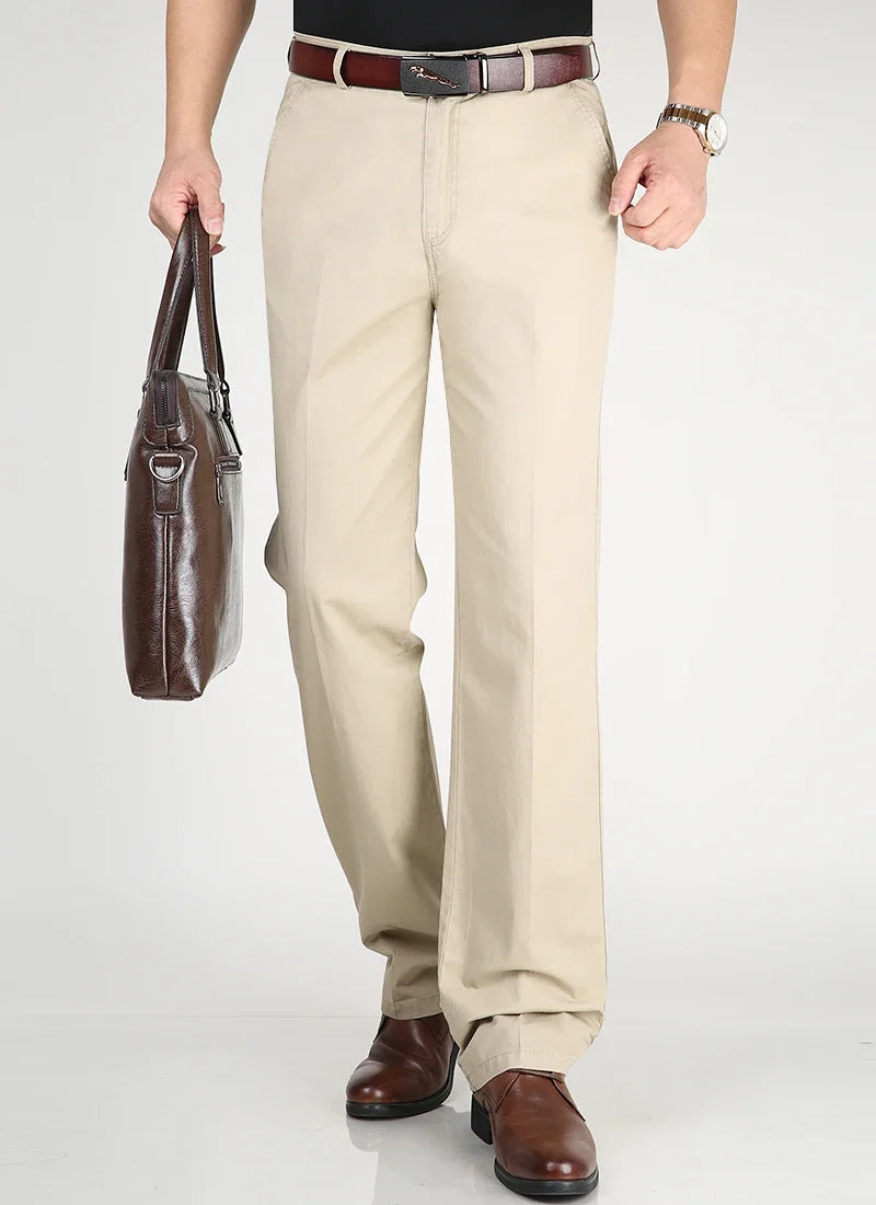 Pantalon Décontracté en Coton Fin MAEJORKEN