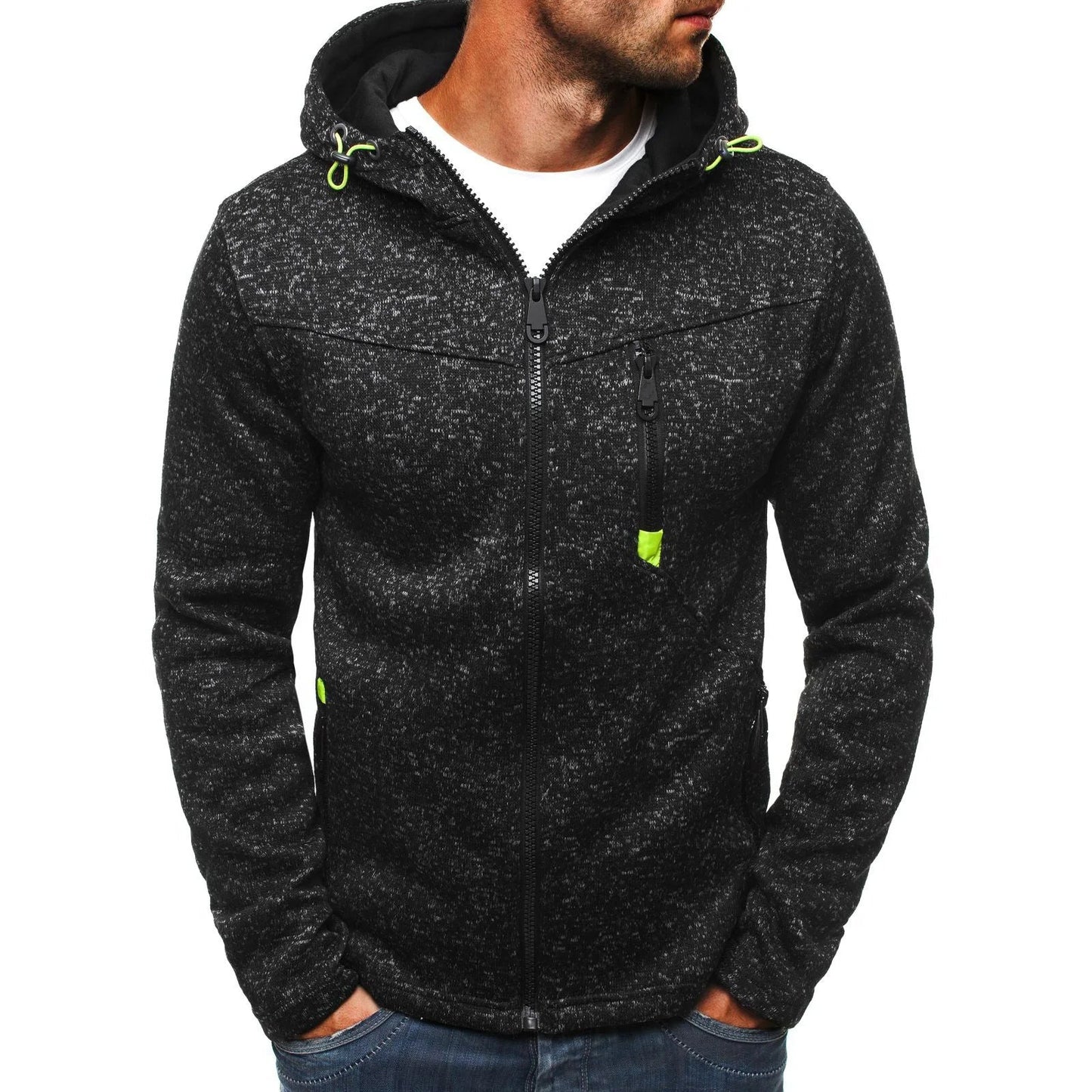 Veste à capuche avec pochette fermeture éclair 4XL MAEJORKEN