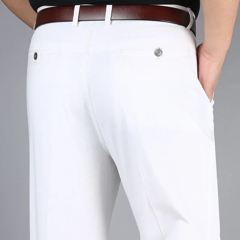 Pantalon Décontracté en Coton Fin MAEJORKEN