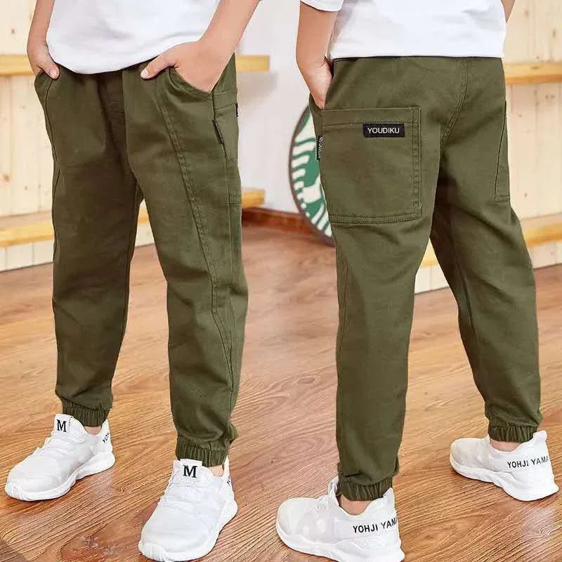 Pantalons garçons en coton décontracté du 3 au 13 ans MAEJORKEN