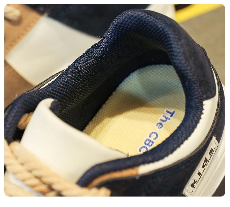 Chaussures décontractées en cuir pour enfants du 30 au 38