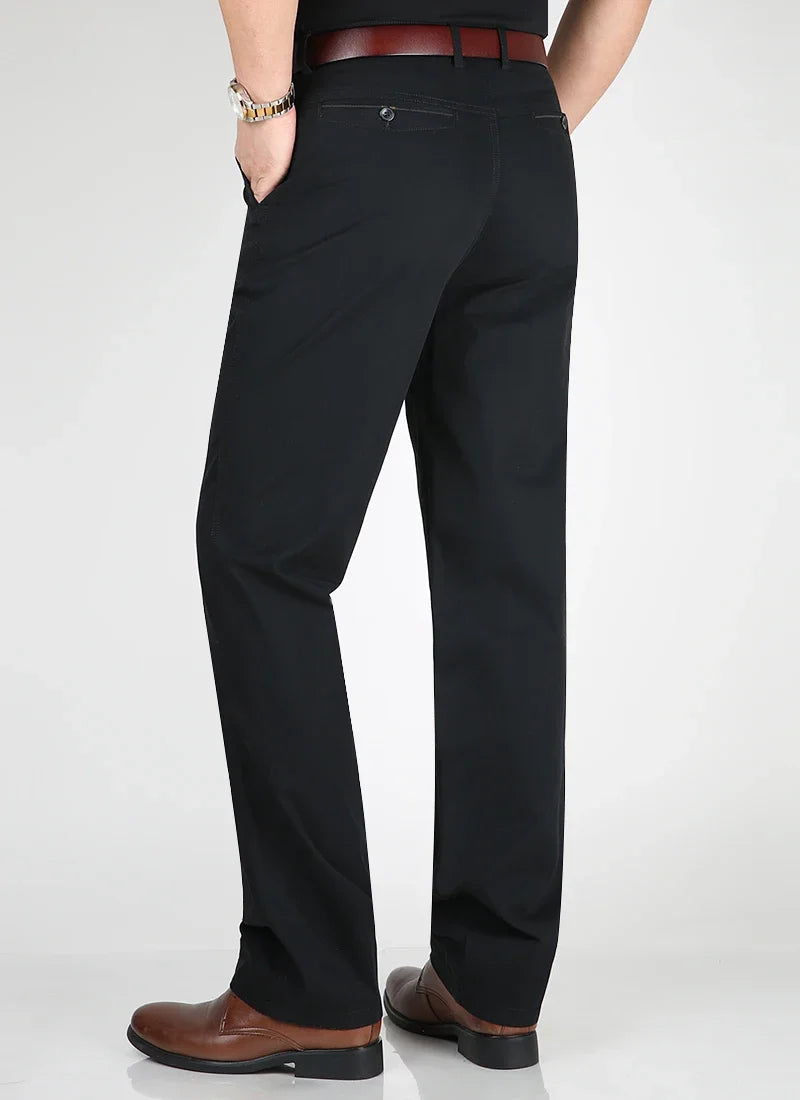 Pantalon Décontracté en Coton Fin MAEJORKEN