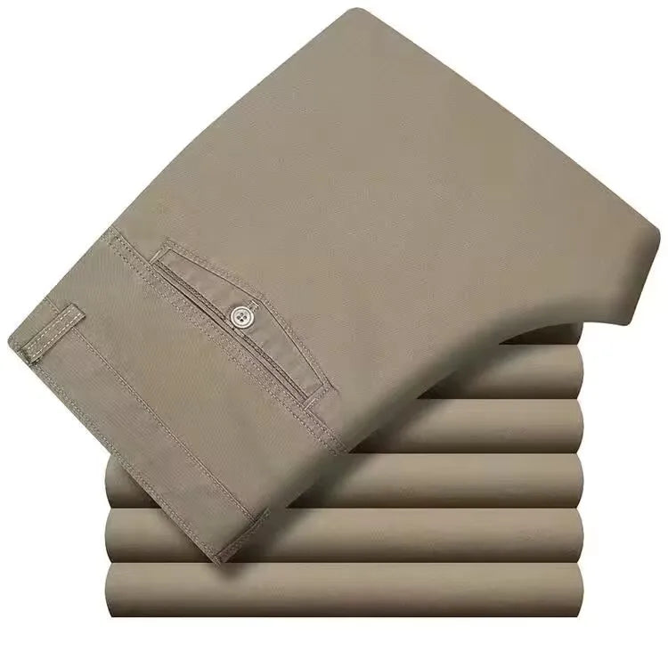 Pantalon Décontracté en Coton Fin MAEJORKEN