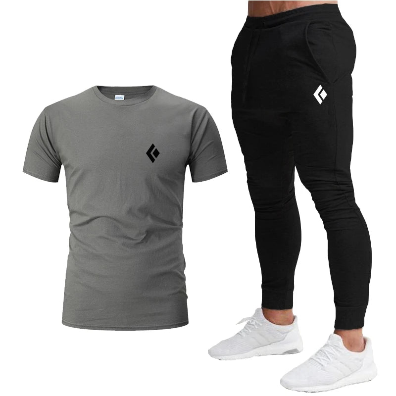 Ensemble de vêtements de sport T-Shirt à manches courtes et pantalon de jogging du S au 2XL