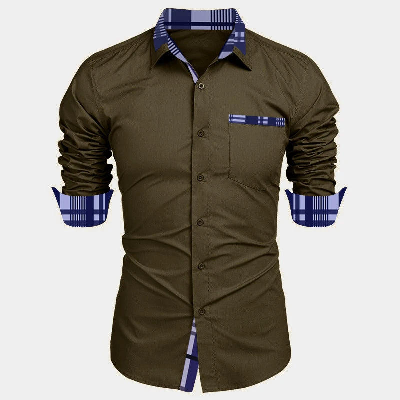 Chemise avec motif imprimé hommes du XS au 6XL
