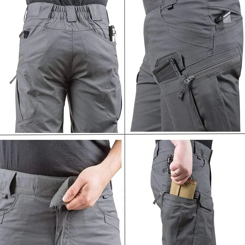 Short cargo imperméable à séchage rapide pour homme, pantalon multi-poches MAEJORKEN