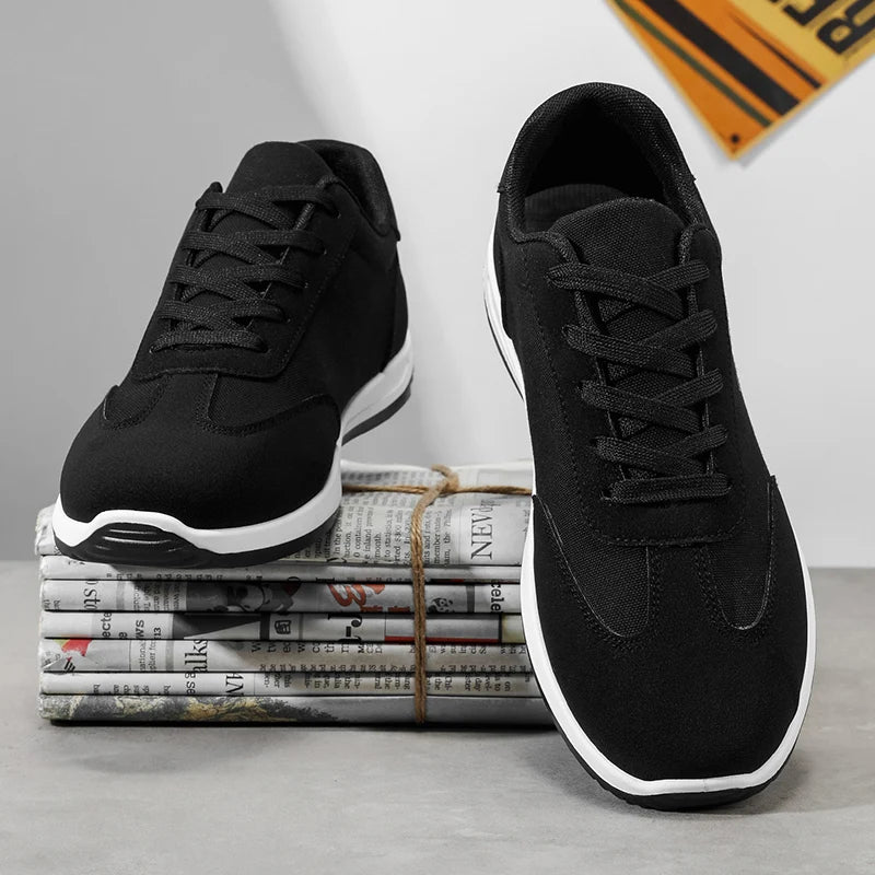 Chaussures pour hommes, chaussures tendance printemps-automne, nouveaux modèles transfrontaliers, baskets blanches, noires, rouges, semelle souple, respirantes, chaussures basses polyvalentes pour hommes, chaussures décontr MAEJORKEN