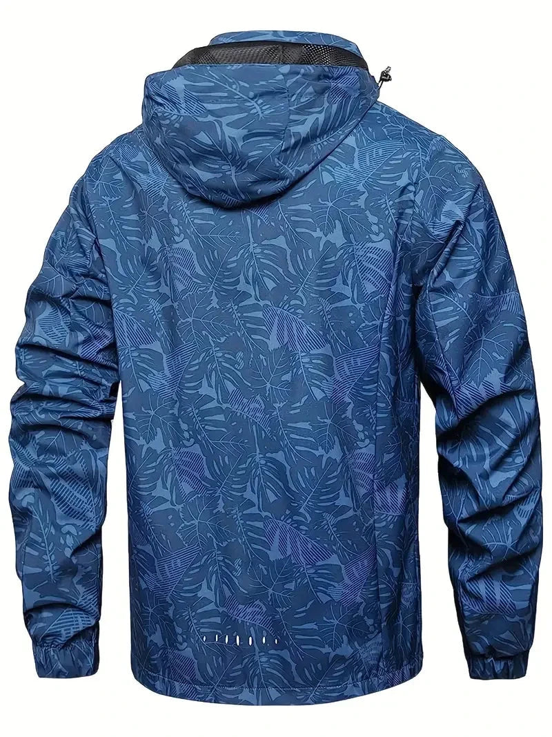 Veste coupe-vent imperméable décontractée pour hommes grande taille du M au 5XL MAEJORKEN