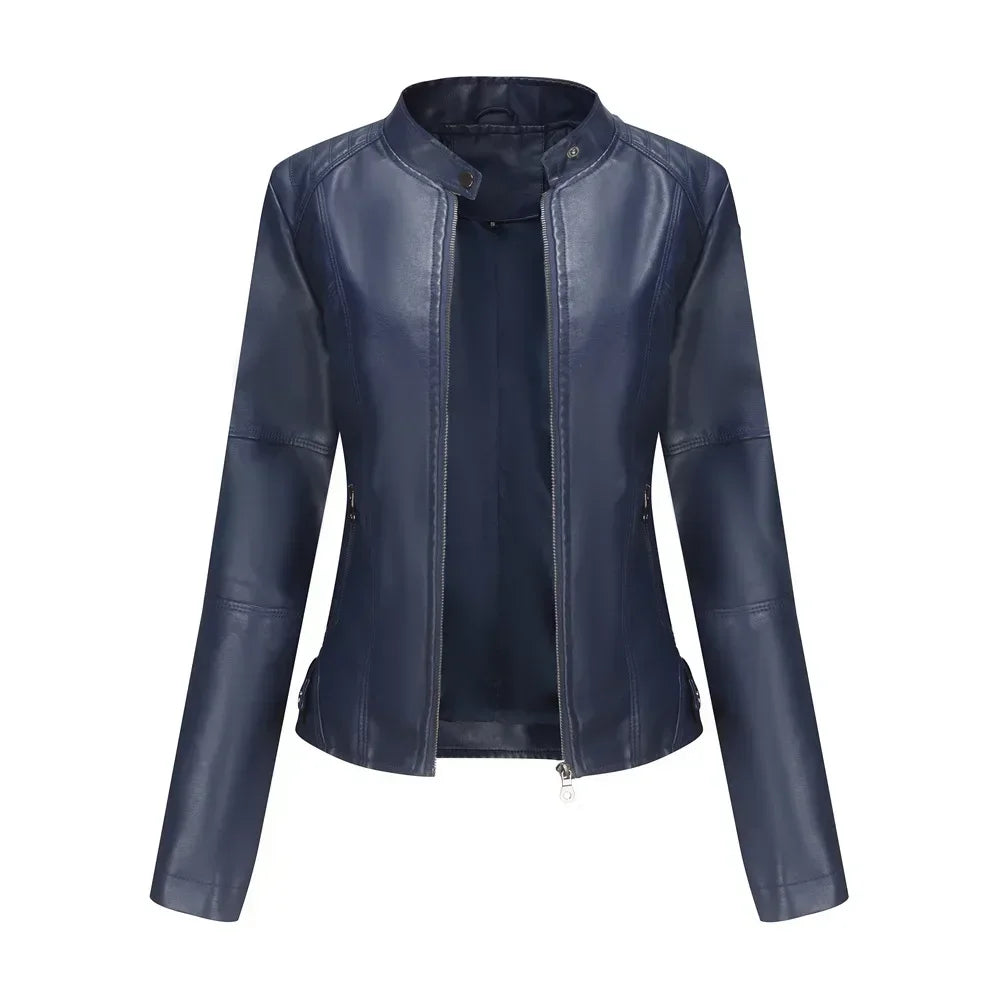 Blouson en simili cuir du XS au 4XL