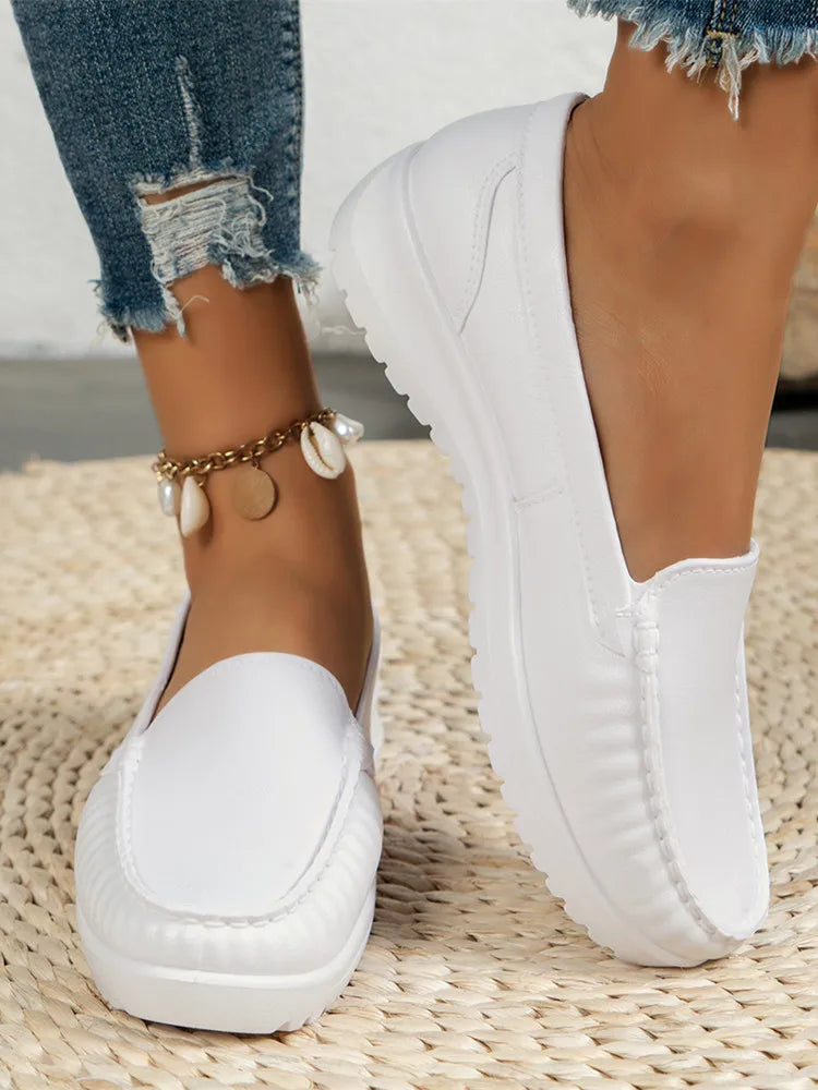 Chaussures confortables, semelle souple, respirantes, antidérapantes, talon plat du 36 au 40