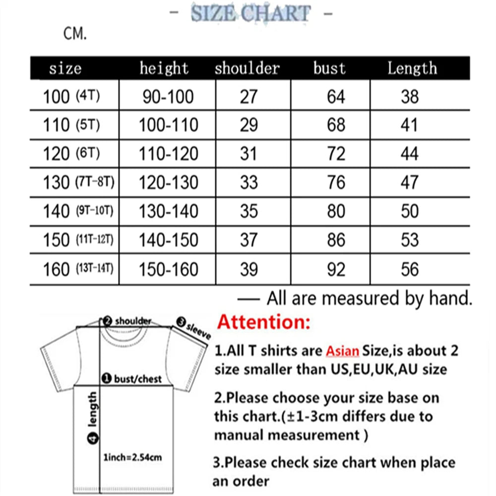 T-shirt d'été garçons/filles col rond haut à manches courtes MAEJORKEN