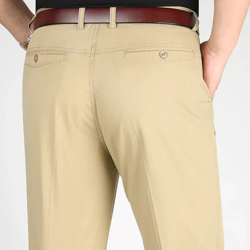 Pantalon Décontracté en Coton Fin MAEJORKEN