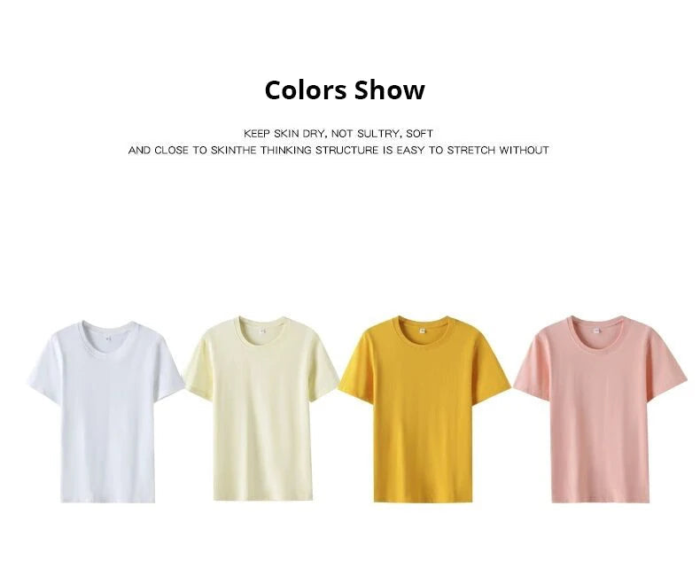 T-shirts 100% coton manches courtes MAEJORKEN