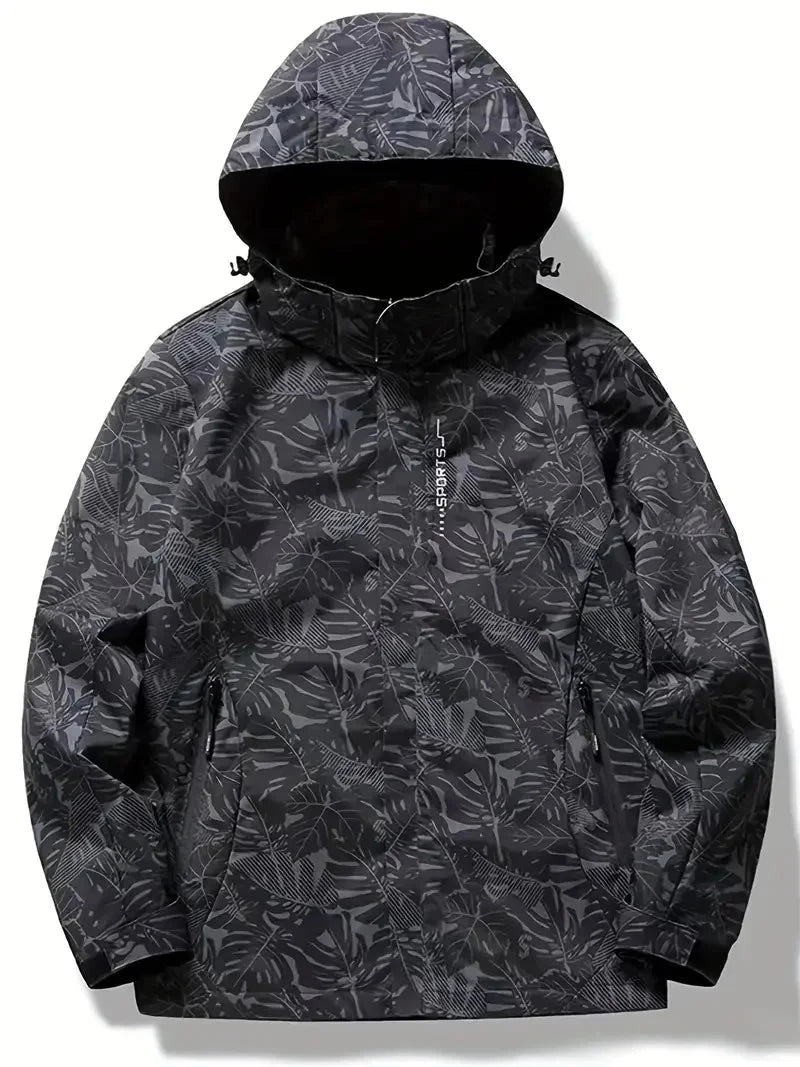 Veste coupe-vent imperméable décontractée pour hommes grande taille du M au 5XL MAEJORKEN