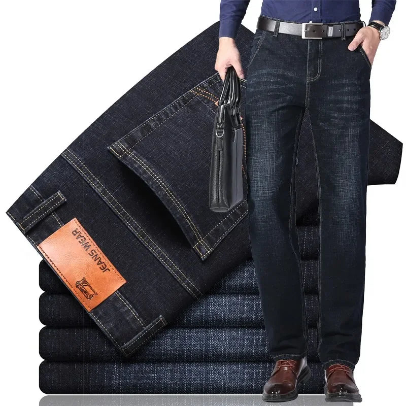 Jean droit en Denim élastique MAEJORKEN